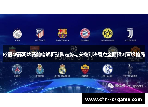 欧冠联赛淘汰赛前瞻解析球队走势与关键对决看点全面预测晋级格局 欧冠联赛淘汰赛前瞻解析球队走势与关键对决看点全面预测晋级格局
